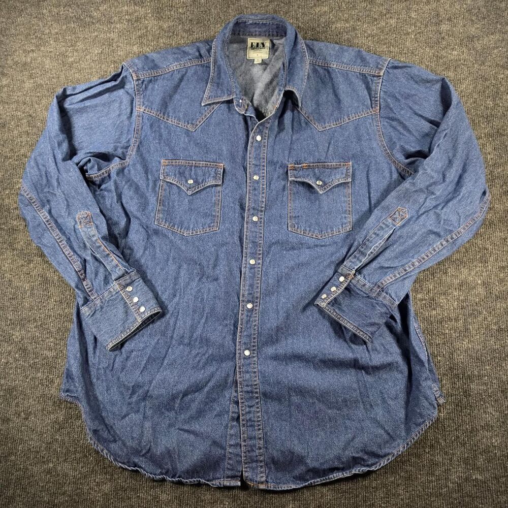 Ely-cattleman Men's Blue Shirt